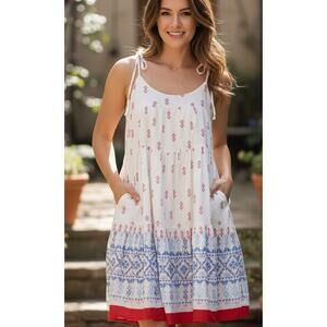 Altar’d State tiered ruffle mini dress